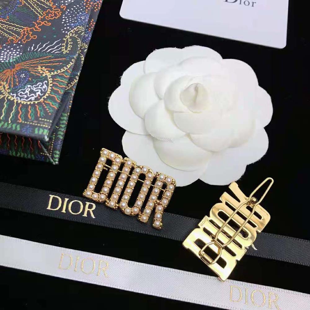 Dior Women Diorevolution Barrette Gold-Finish Metal - image 8
