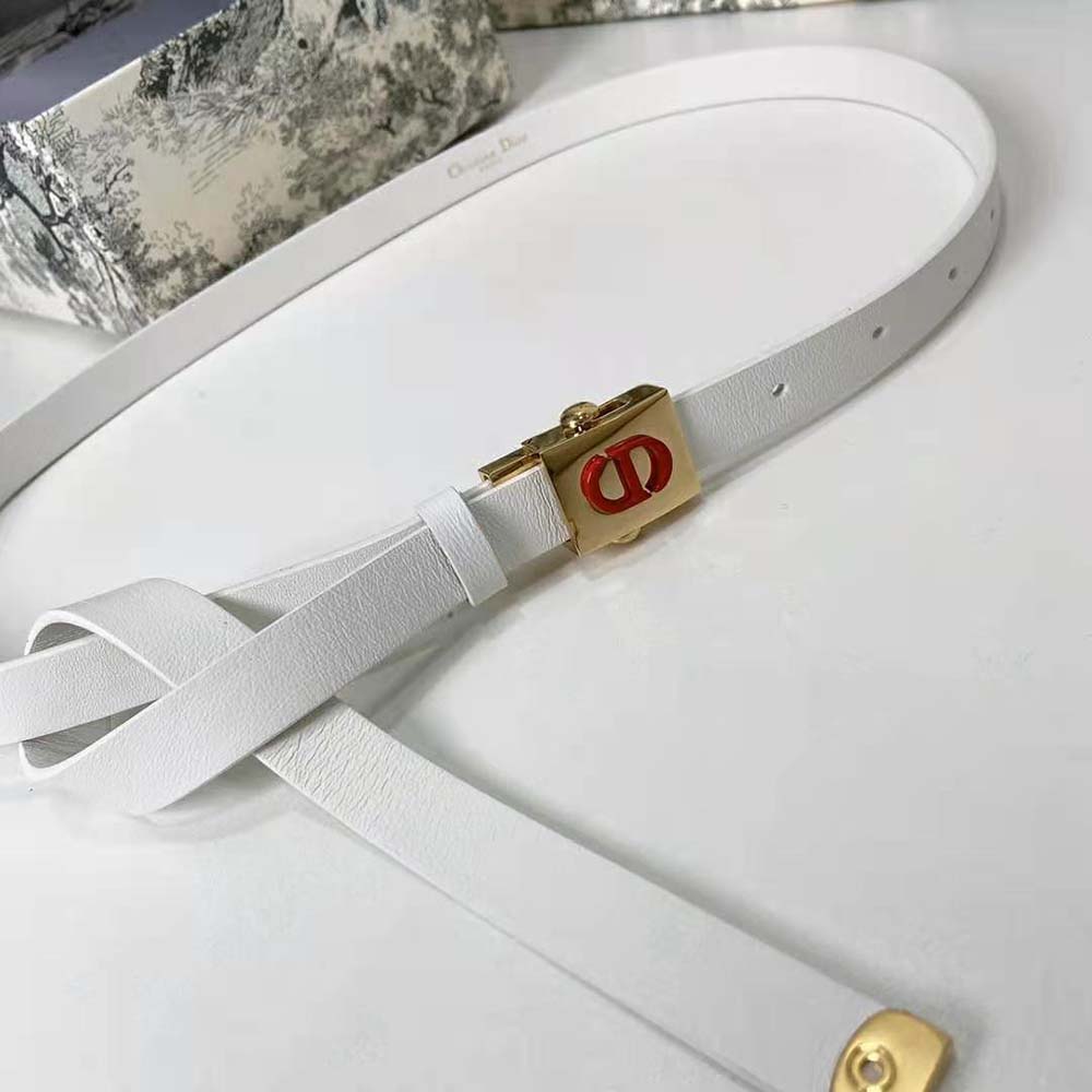 Dior Women Diorpolytechnique Belt Latte Smooth Calfskin 17 MM - image 4