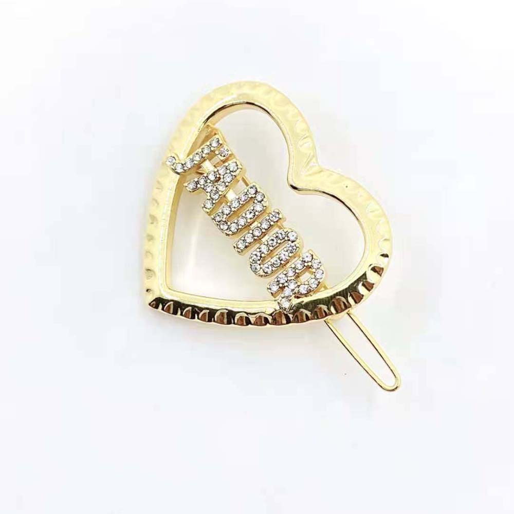 Dior Women Jadior Brooch Gold-Finish Metal and White Crystals - image 7