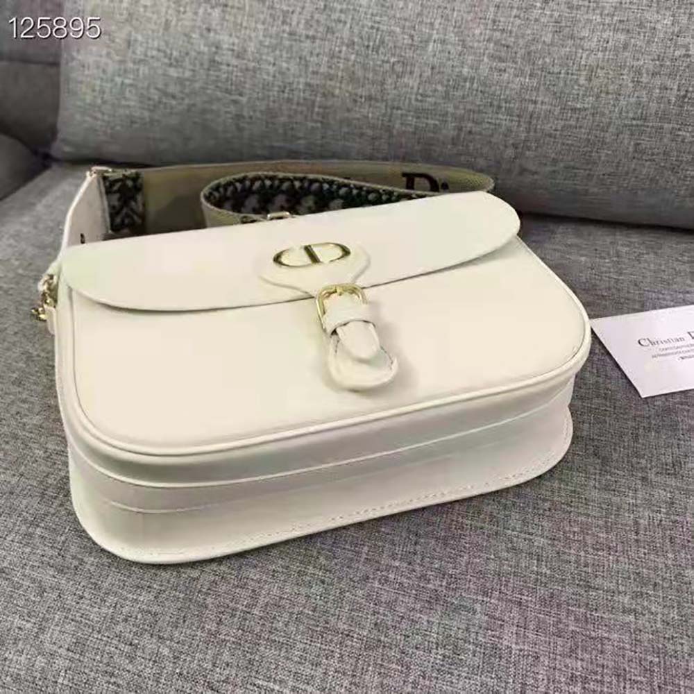 Dior Women Large Dior Bobby Bag Box Calfskin-White - image 5