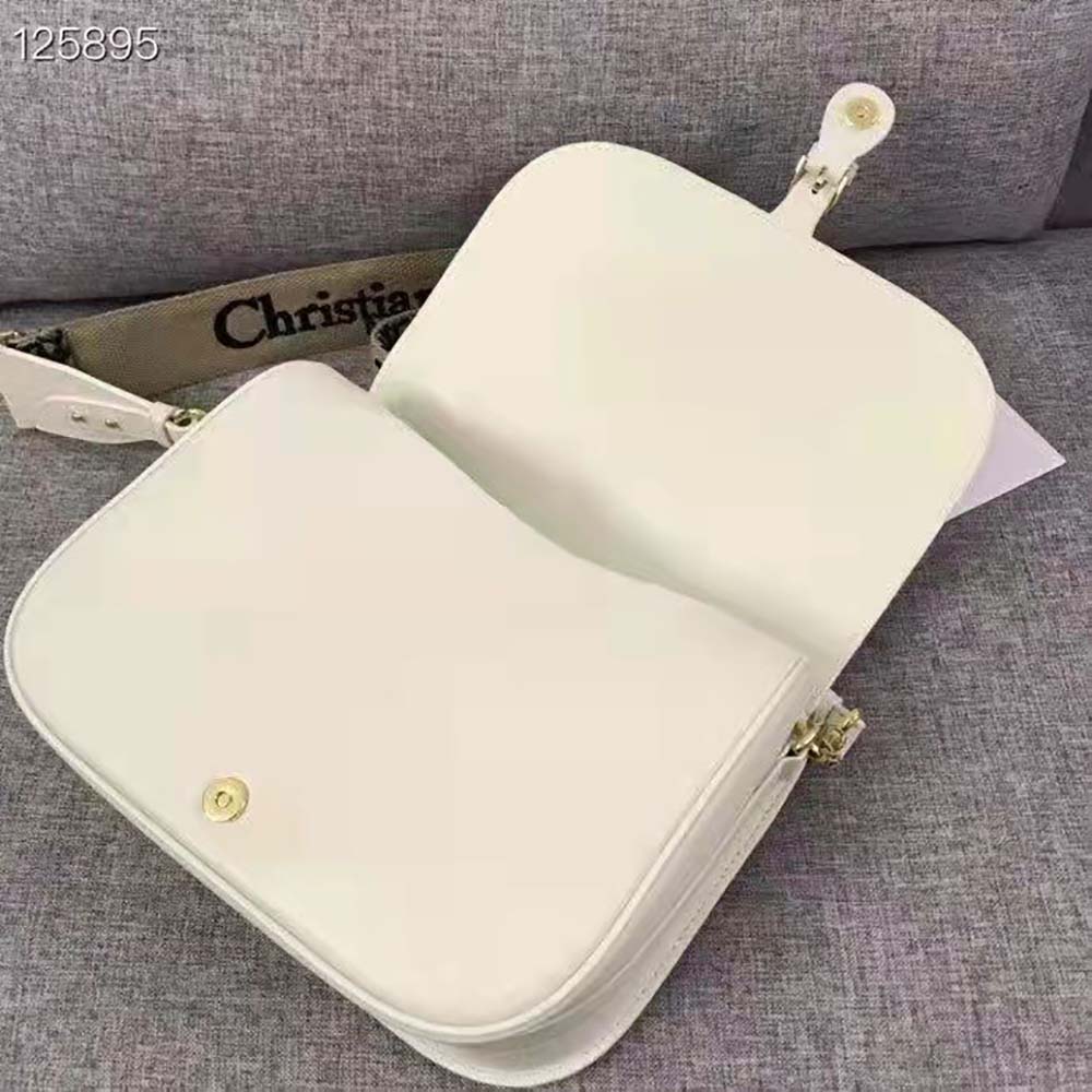 Dior Women Large Dior Bobby Bag Box Calfskin-White - image 6