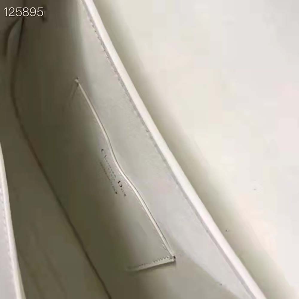 Dior Women Large Dior Bobby Bag Box Calfskin-White - image 7