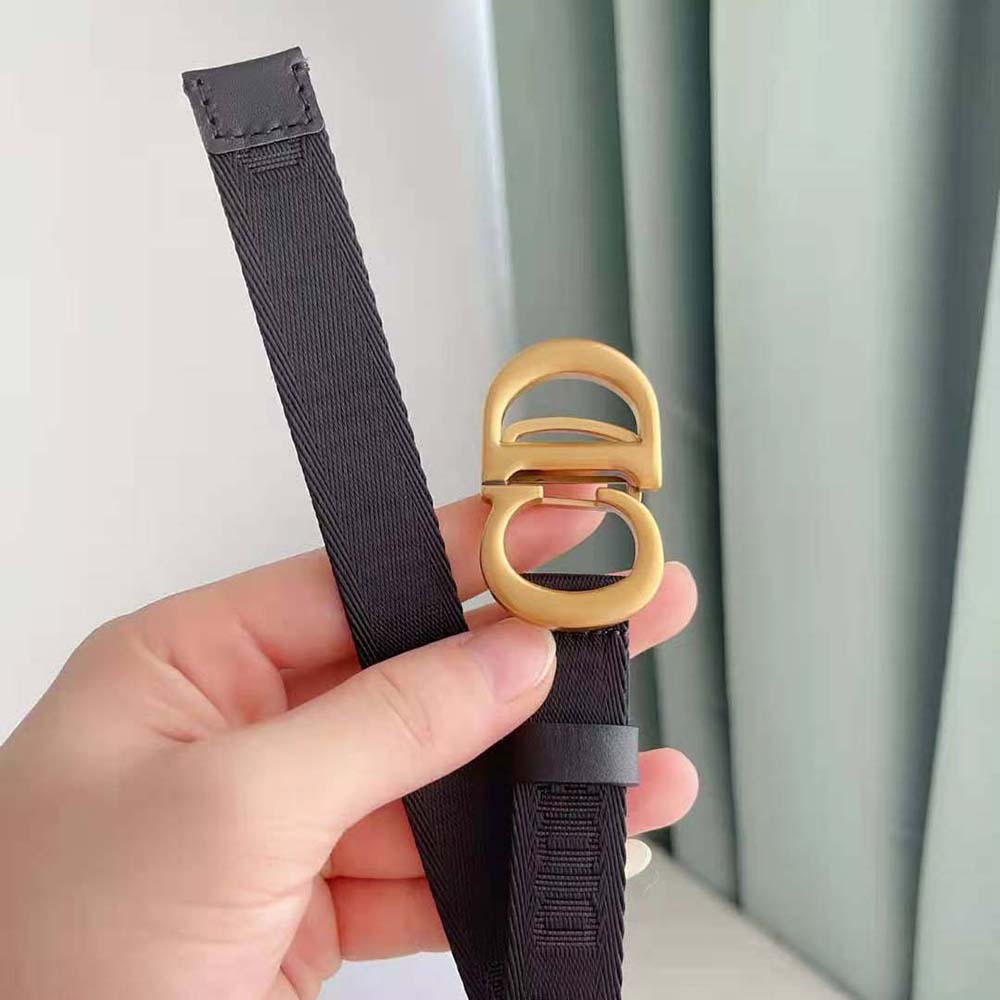Dior Women Saddle Belt Black Jacquard 20 MM - image 6