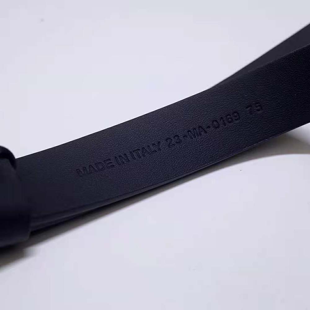Dior Women Saddle Belt Black Matte Calfskin 20 MM - image 8