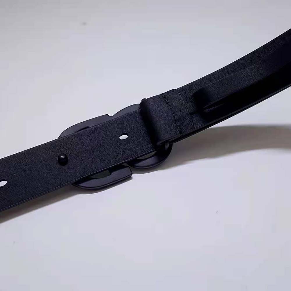 Dior Women Saddle Belt Black Matte Calfskin 20 MM - image 10