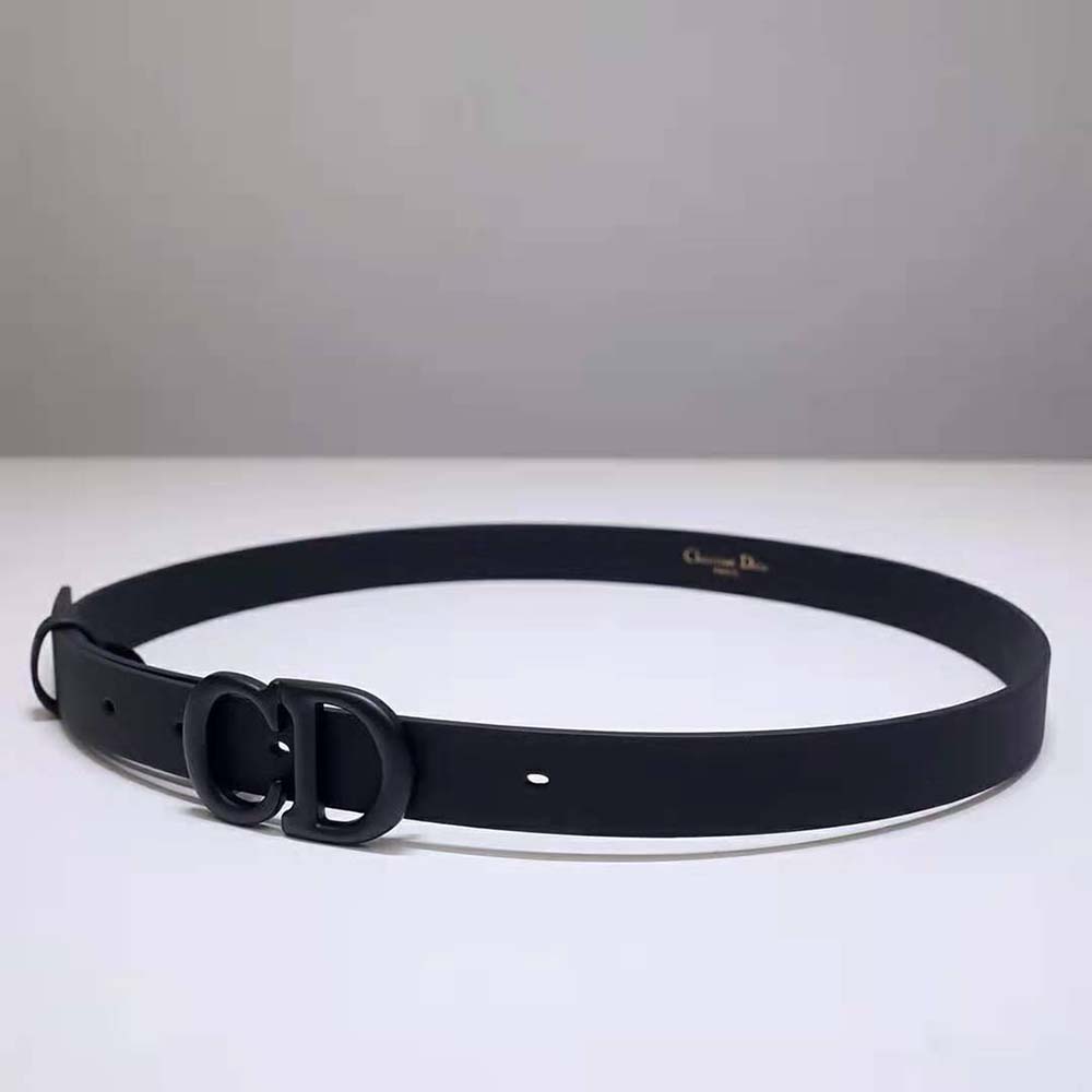 Dior Women Saddle Belt Black Matte Calfskin 20 MM - image 4