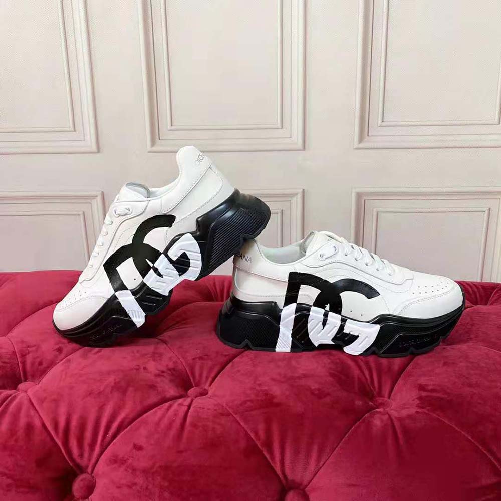 Dolce Gabbana D&G Women Calfskin Daymaster Sneakers-Black - image 4