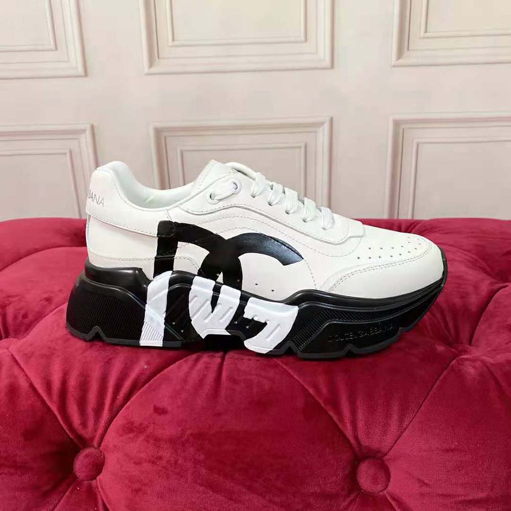 Dolce Gabbana D&G Women Calfskin Daymaster Sneakers-Black - image 9