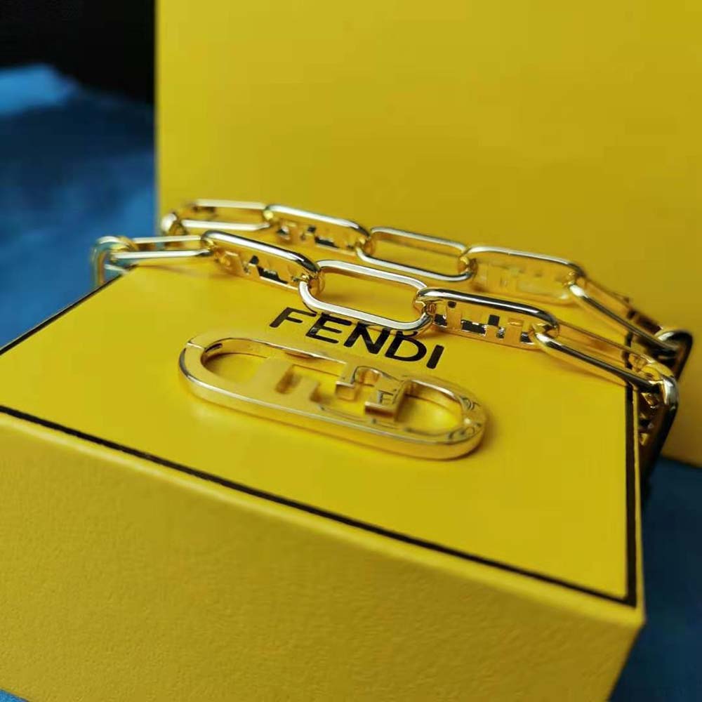 Fendi Women Olock Bracelet Gold-Colored - image 5