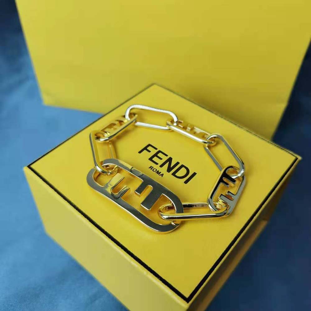 Fendi Women Olock Bracelet Gold-Colored - image 3