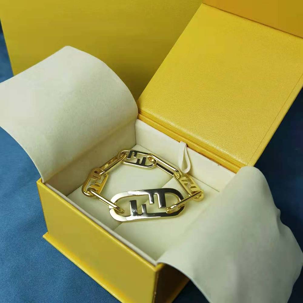 Fendi Women Olock Bracelet Gold-Colored - image 8