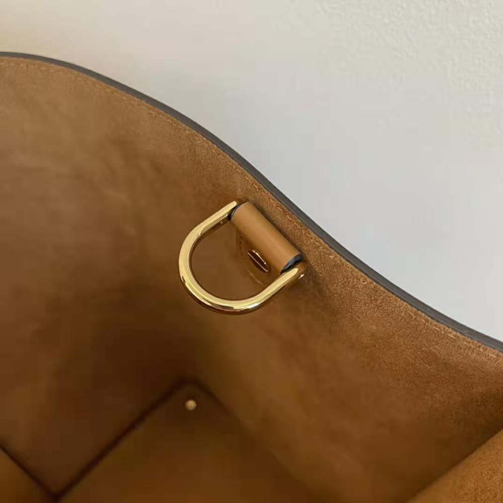 Fendi Women Way Medium Made of Camellia-Colored Leather Bag-Brown - image 9