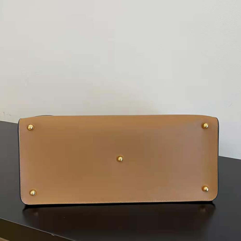Fendi Women Way Medium Made of Camellia-Colored Leather Bag-Brown - image 5