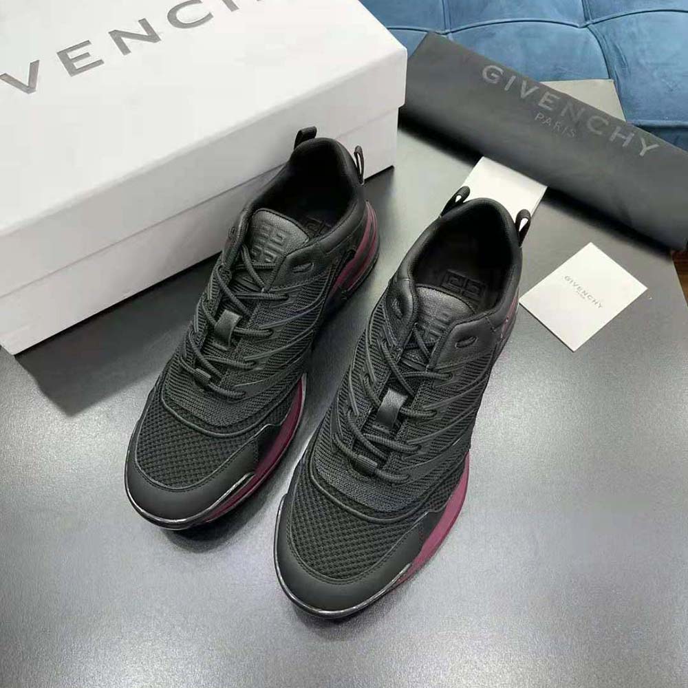Top view showing laces and Givenchy logo on Giv 1 Sneakers