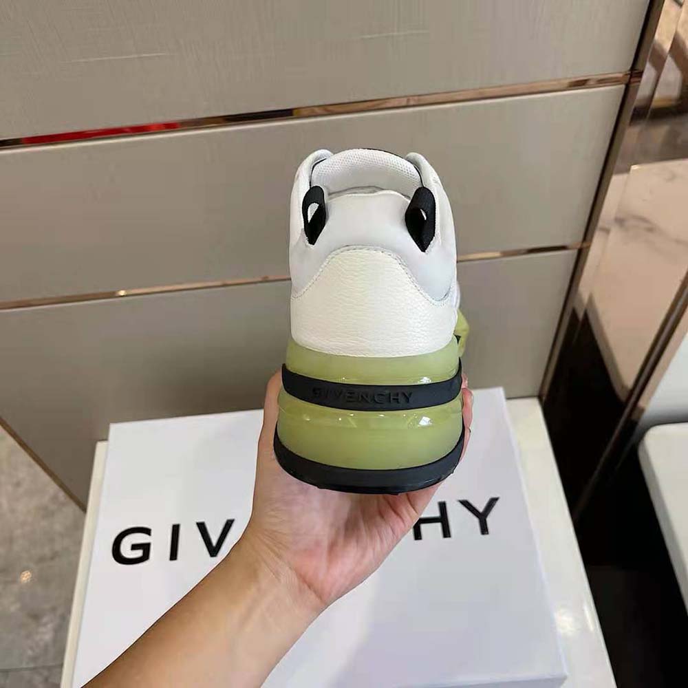 Givenchy Unisex Giv 1 Sneakers in Leather and Mesh-White - image 7