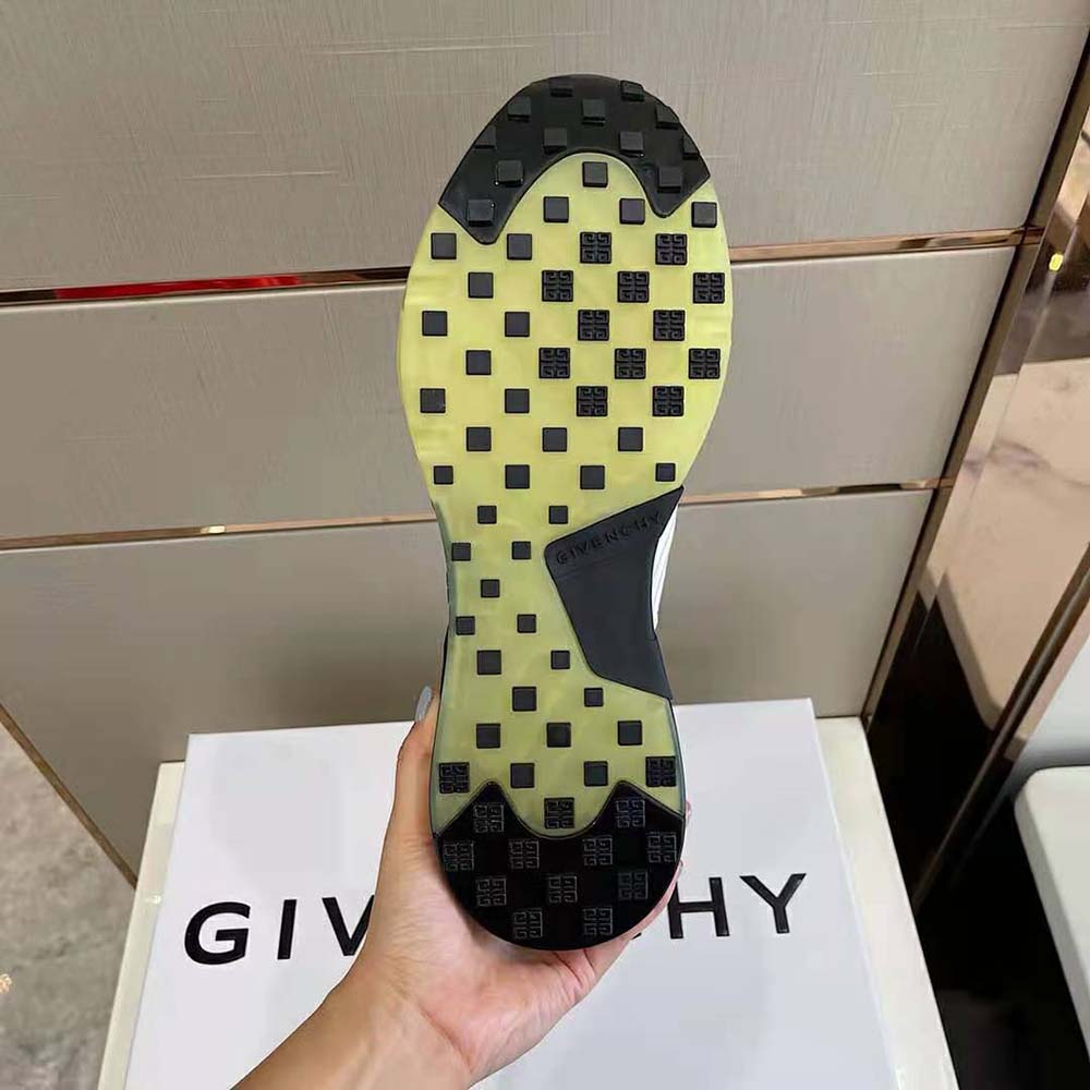 Givenchy Unisex Giv 1 Sneakers in Leather and Mesh-White - image 8
