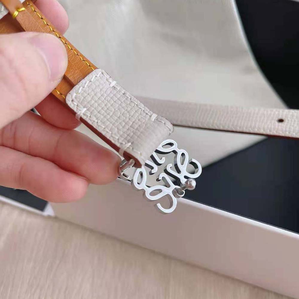 Loewe Women Anagram Belt in Pebble Grain Calfskin - image 6