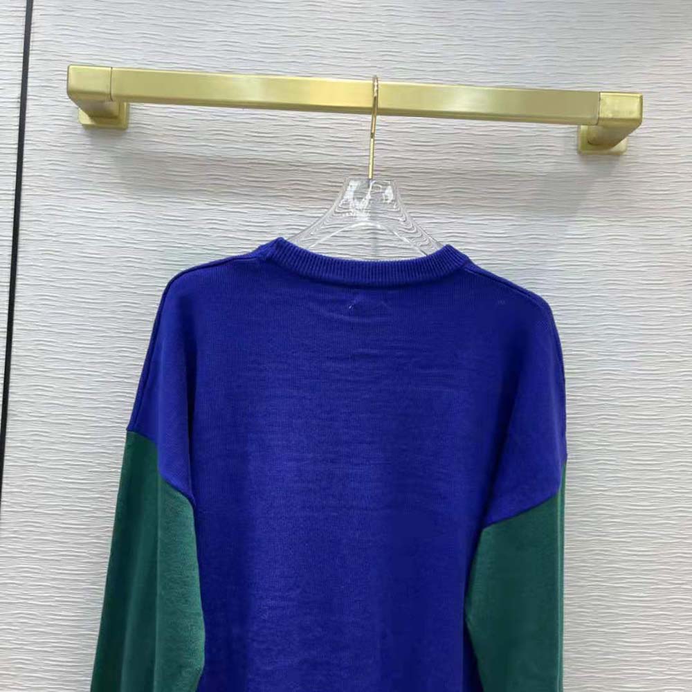 Loewe Women Circle Intarsia Sweater in Wool - image 6