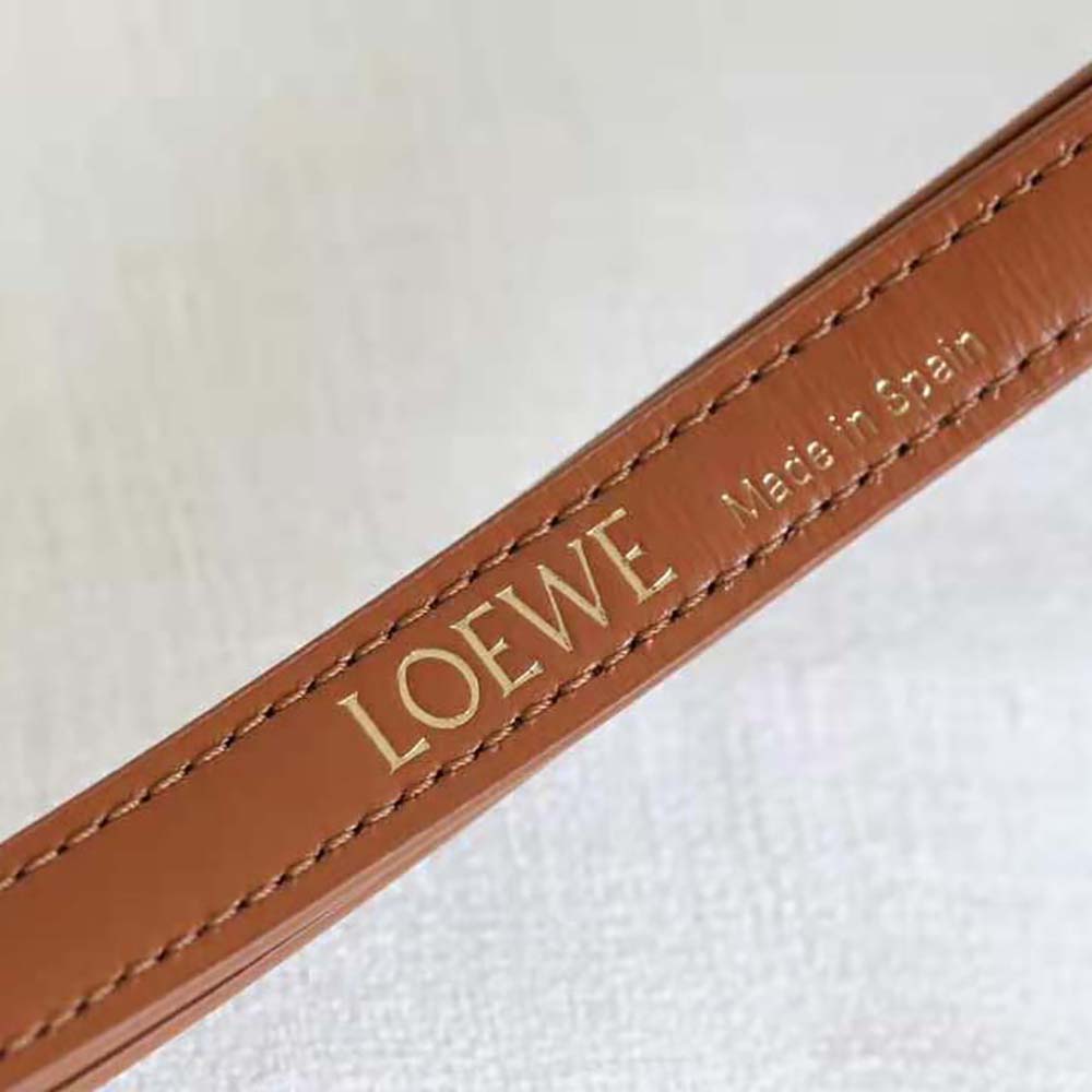 Loewe Women Goya Bag in Silk Calfskin-Brown - image 8