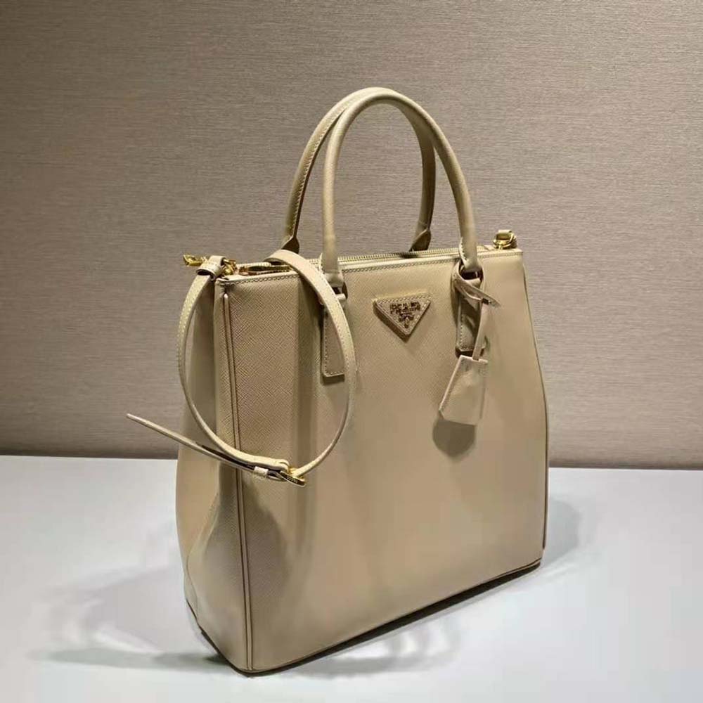 Prada Women Medium Prada Galleria Saffiano Leather Bag-Sandy - image 5