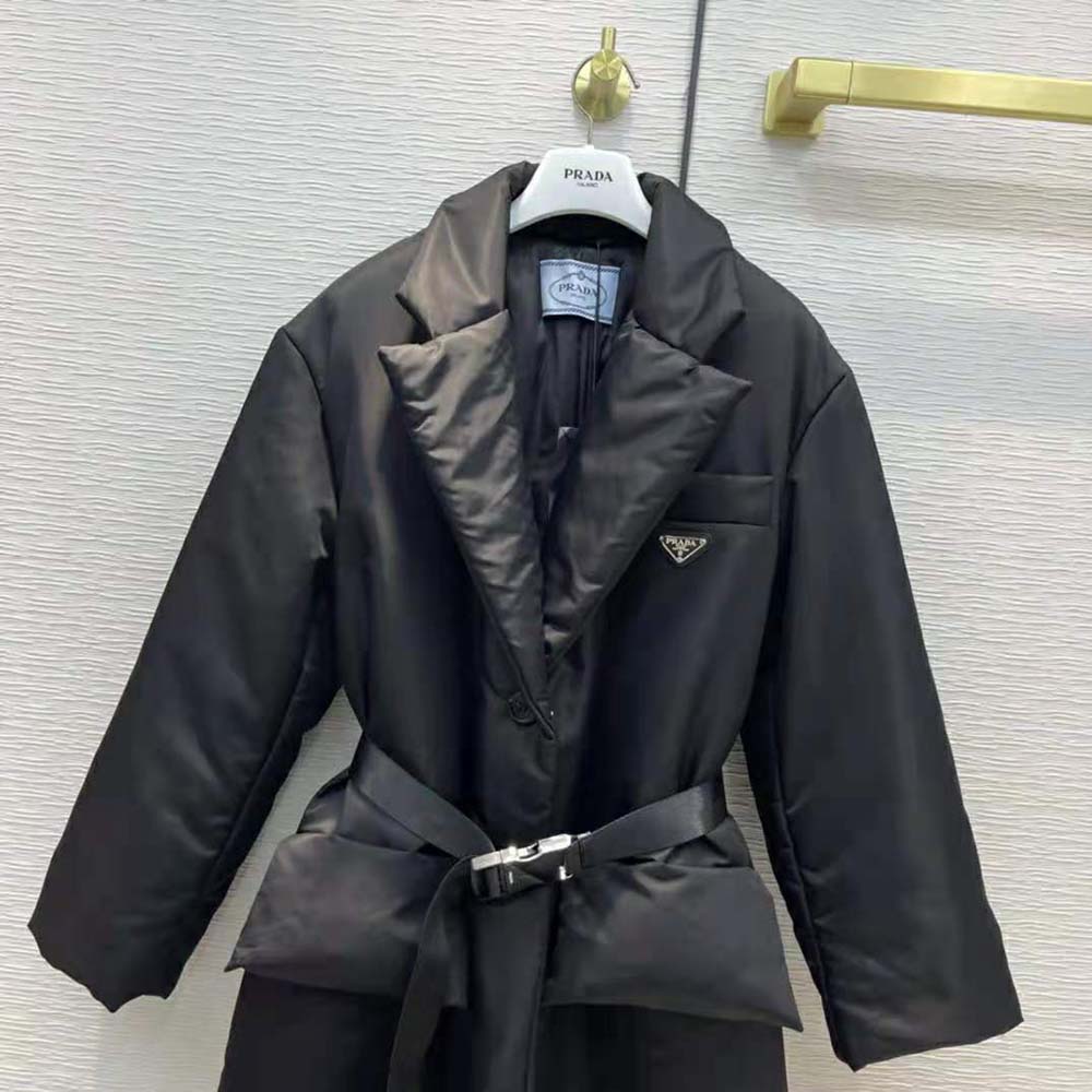 Prada Women Re-Nylon Down Coat Goose Down Padding - image 4