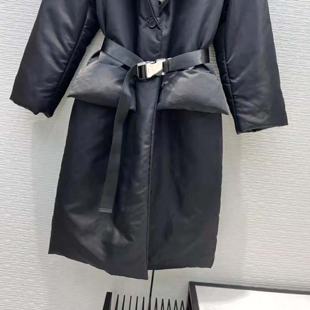 Prada Women Re-Nylon Down Coat Goose Down Padding - image 8