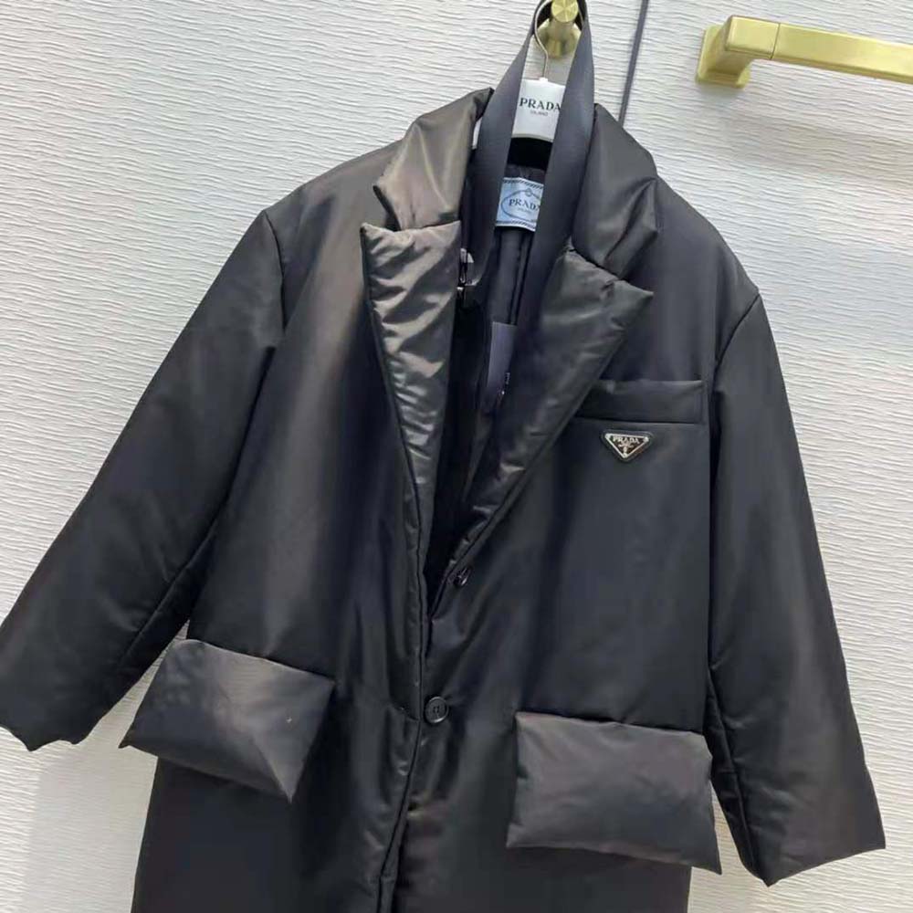 Prada Women Re-Nylon Down Coat Goose Down Padding - image 6
