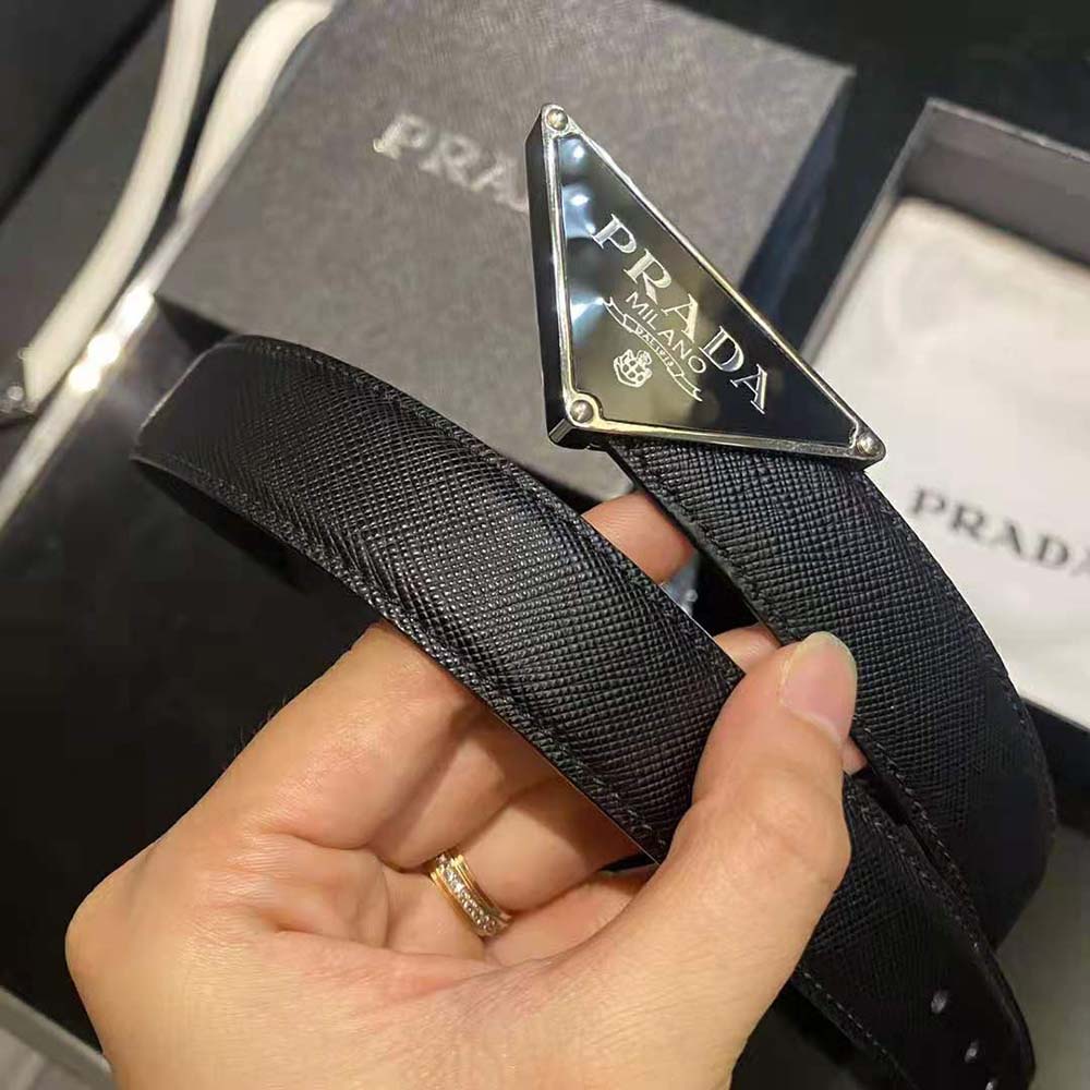 Prada Women Saffiano Leather Belt - image 4