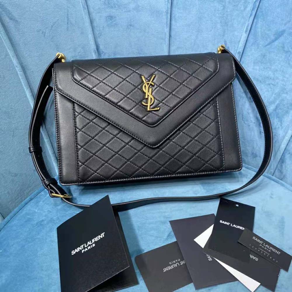 Saint Laurent YSL Women Gaby Satchel in Quilted Lambskin - image 2