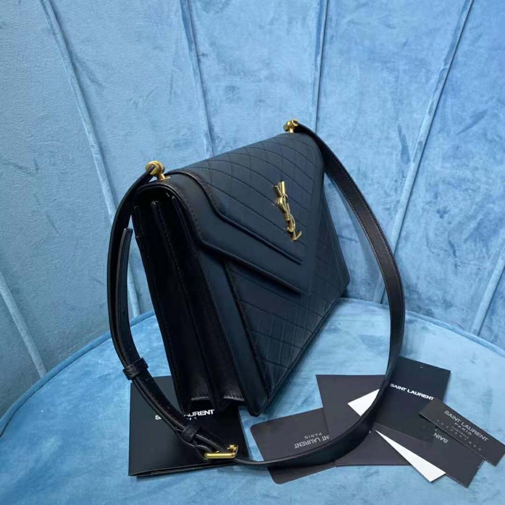 Saint Laurent YSL Women Gaby Satchel in Quilted Lambskin - image 6