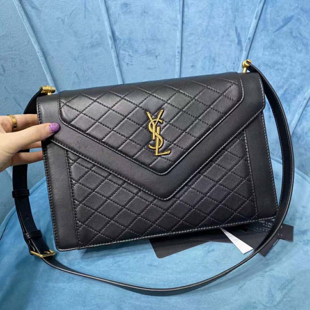 Saint Laurent YSL Women Gaby Satchel in Quilted Lambskin - image 5