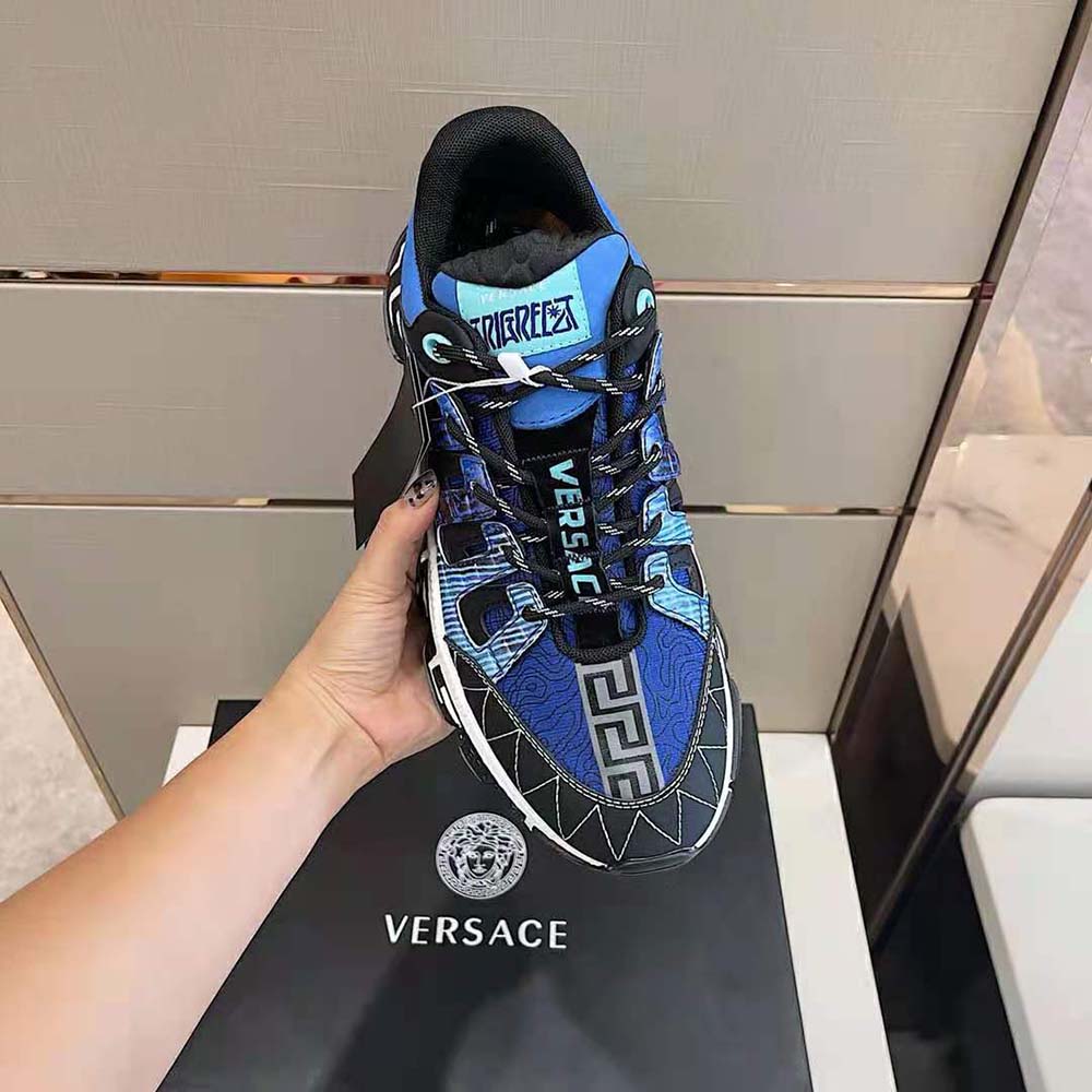 Versace Women Trigreca Coveted Sneaker Family-Blue - image 5