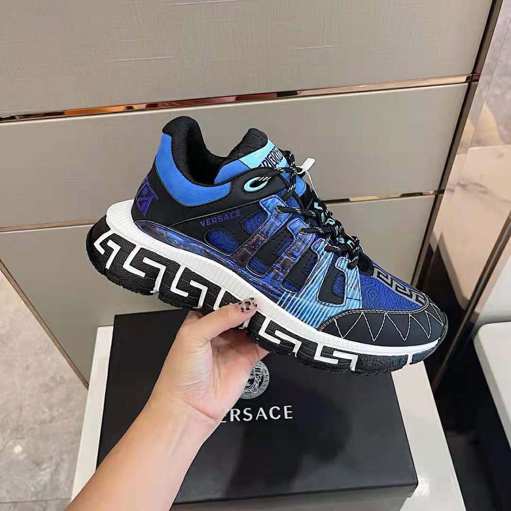 Versace Women Trigreca Coveted Sneaker Family-Blue - image 6
