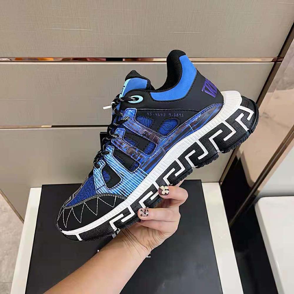 Versace Women Trigreca Coveted Sneaker Family-Blue - image 7