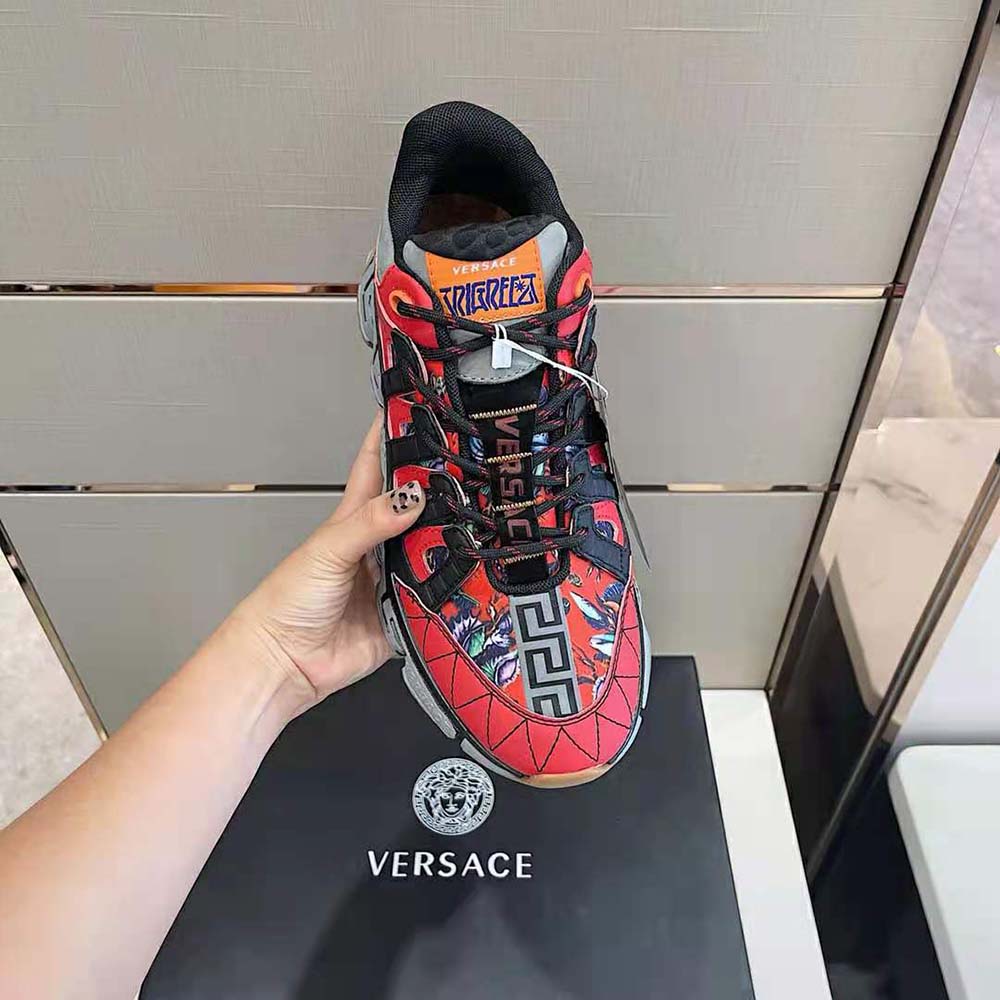 Versace Women Trigreca Coveted Sneaker Family-Red - image 5