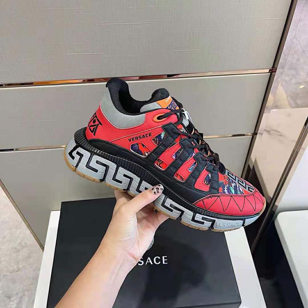 Versace Women Trigreca Coveted Sneaker Family-Red - image 6