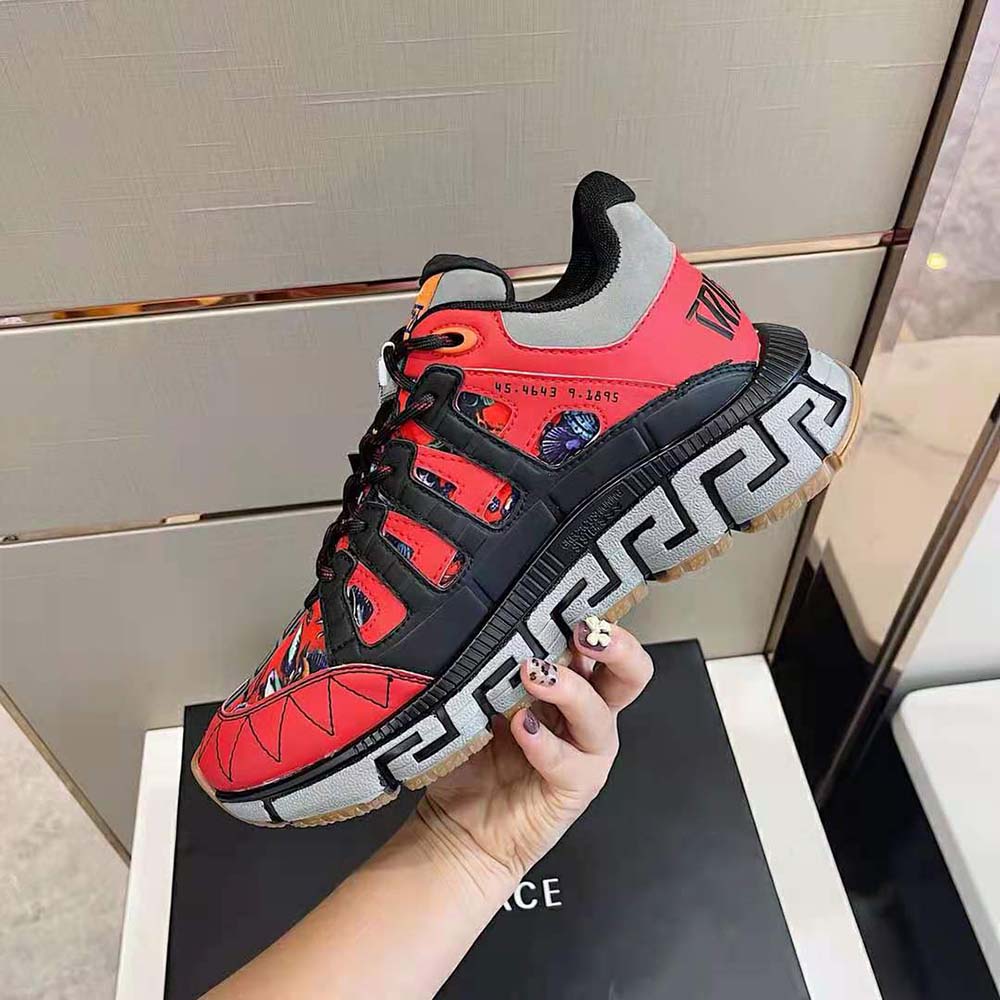Versace Women Trigreca Coveted Sneaker Family-Red - image 7
