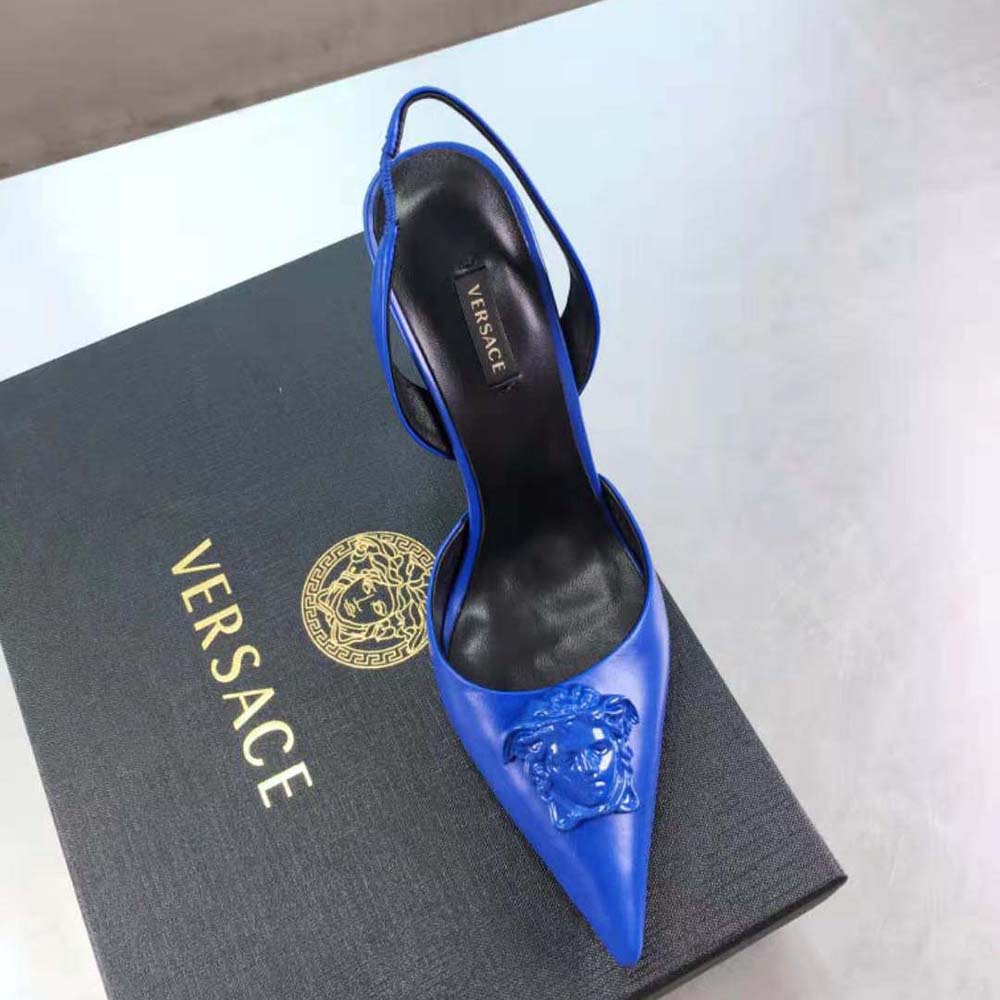 Versace Women La Medusa Sling-Back Pumps - image 8