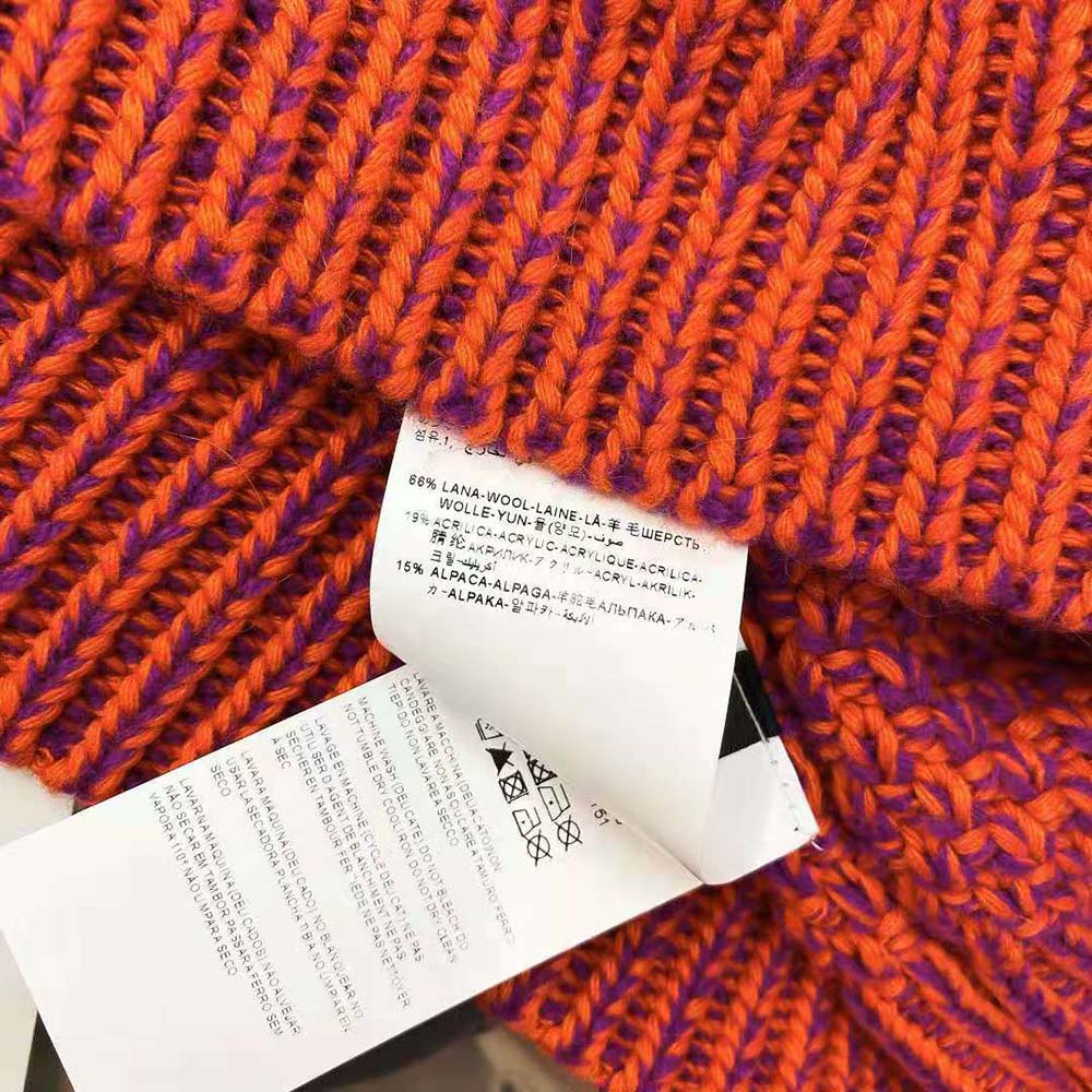 Versace Women Logo Argyle Wool and Alpaca Sweater - image 9