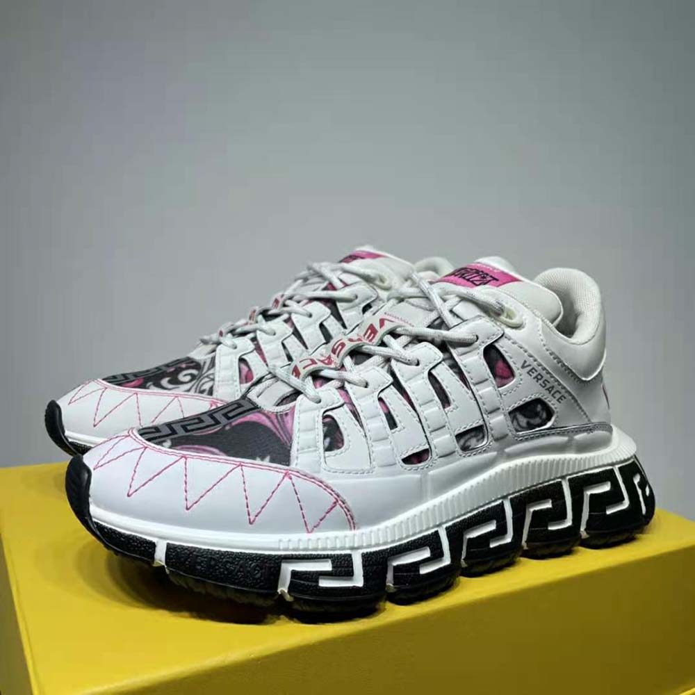 Versace Women Trigreca Sneakers-White - image 4
