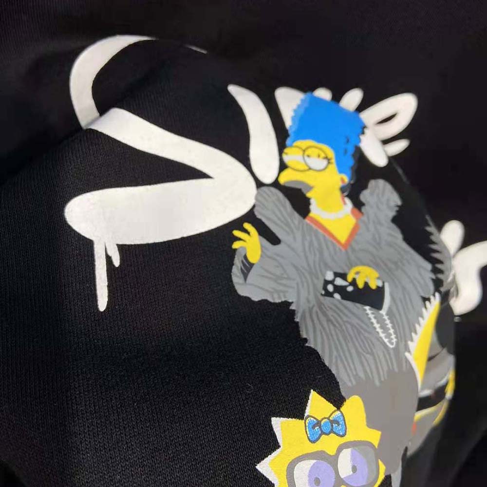 Balenciaga Women Simpsons Tm and 20th Television Cropped Hoodie in Black - image 6