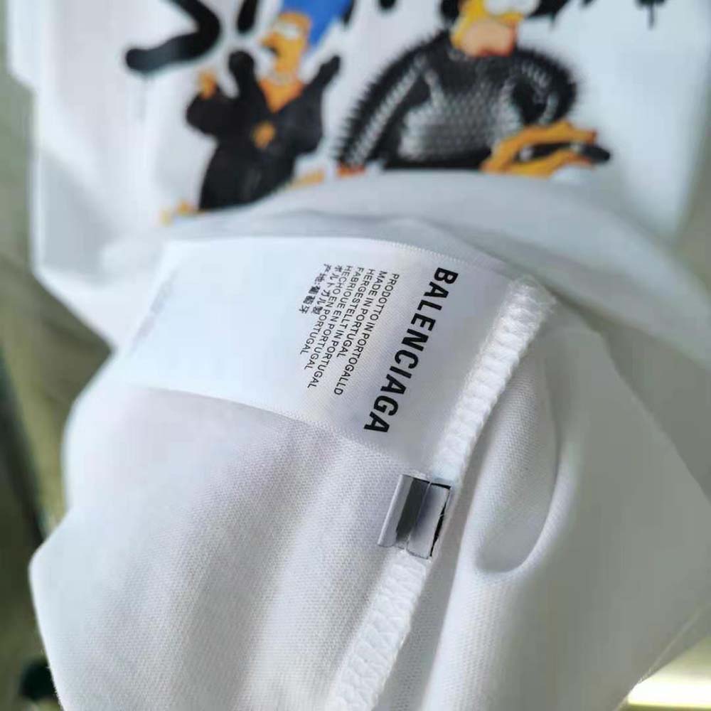 Balenciaga Men Simpsons Tm and 20th Television T-shirt Oversized in White - image 6