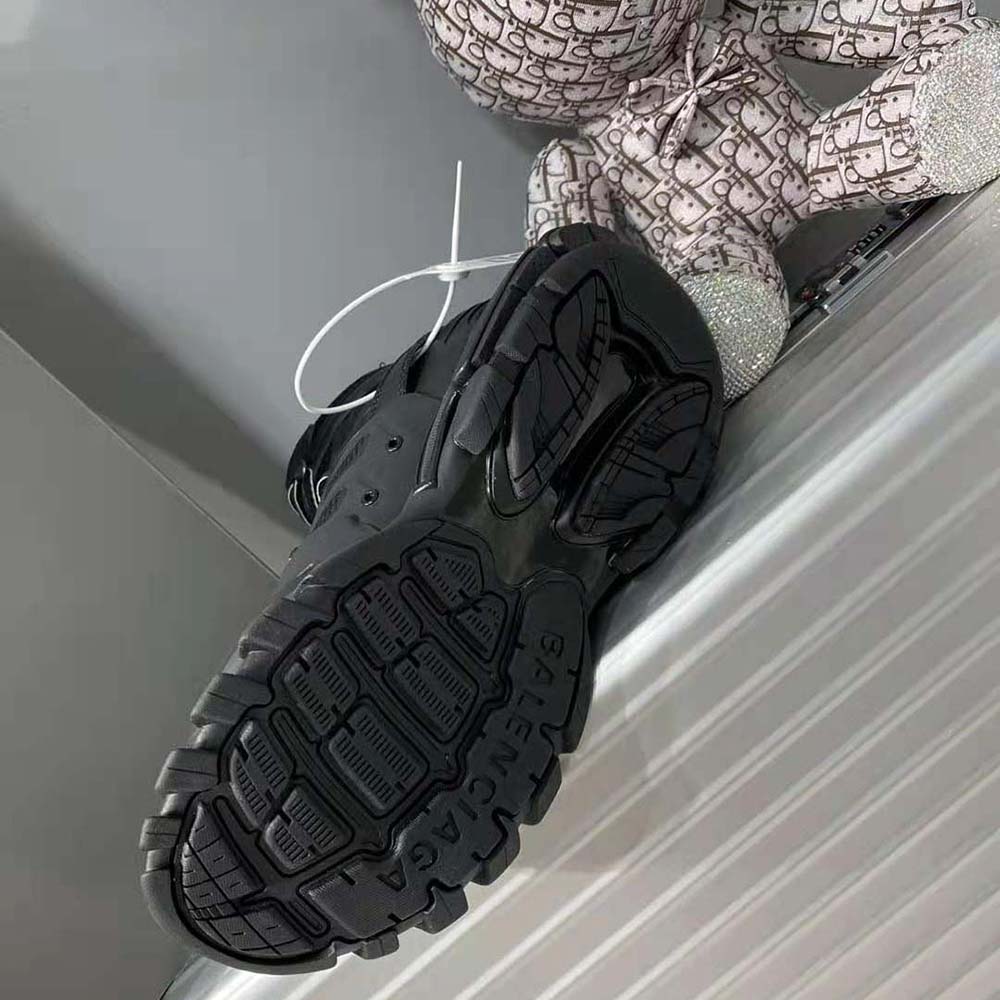 Balenciaga Women Track Hike Sneaker in Black Mesh and Nylon - image 10
