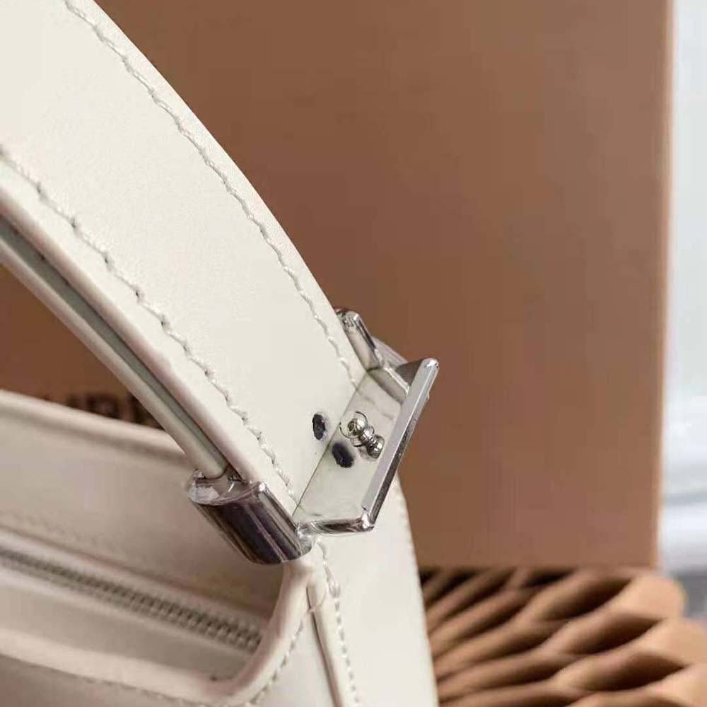 Burberry Women Leather TB Shoulder Bag-White - image 6