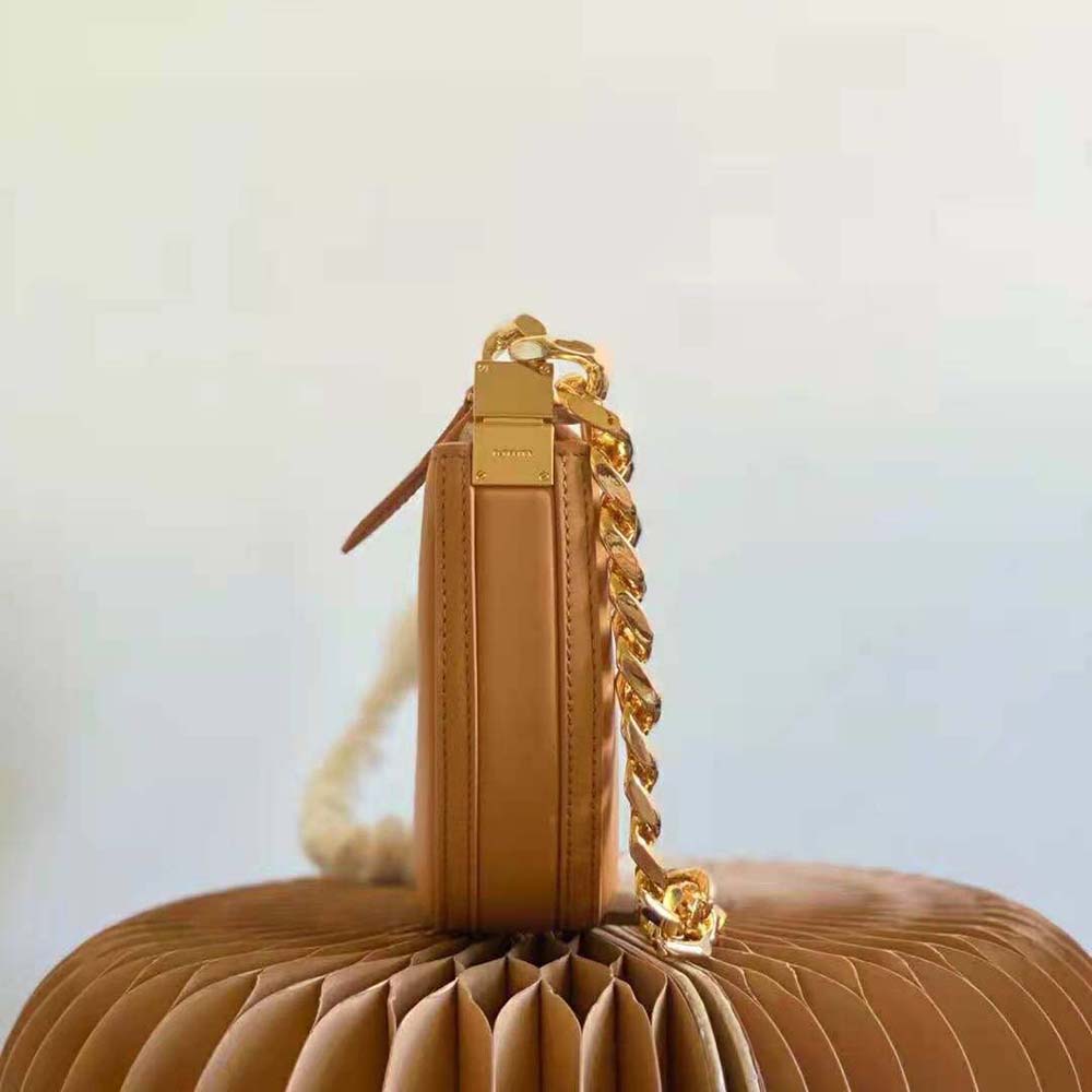 Burberry Women Mini Leather Zip Olympia Bag-Brown - image 6