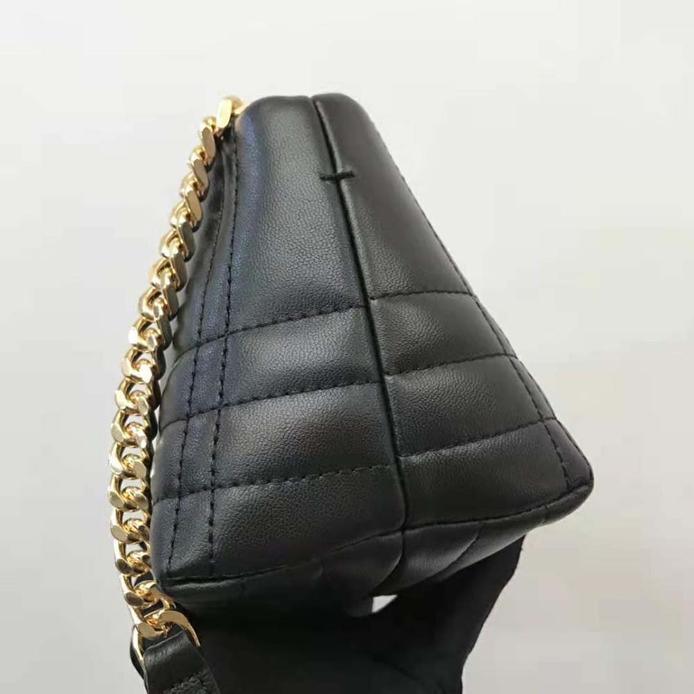 Burberry Women Small Quilted Lambskin Soft Lola Bag-Black - image 6