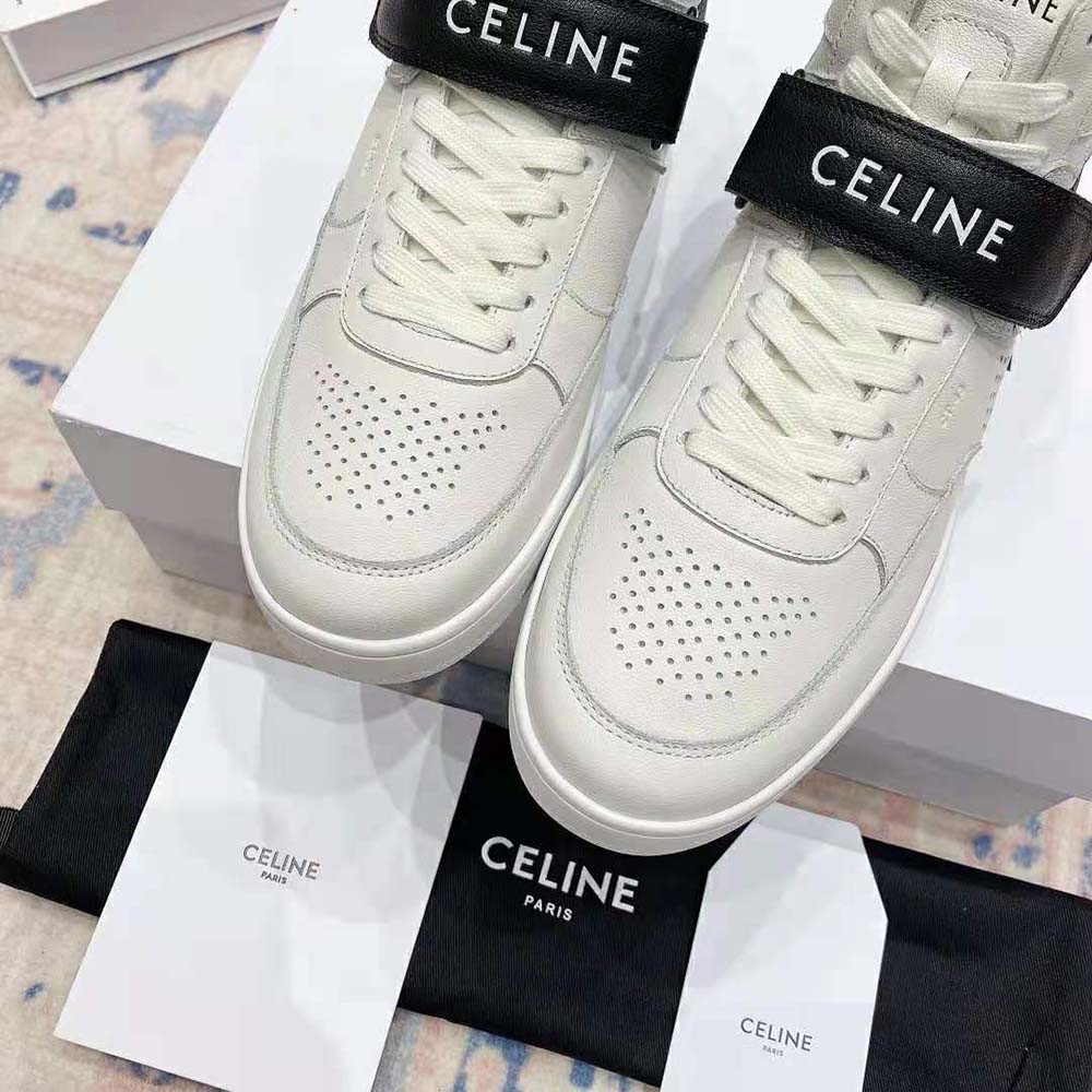 Celine Men CT-03 High Sneaker with Scratch in Calfskin-White - image 10
