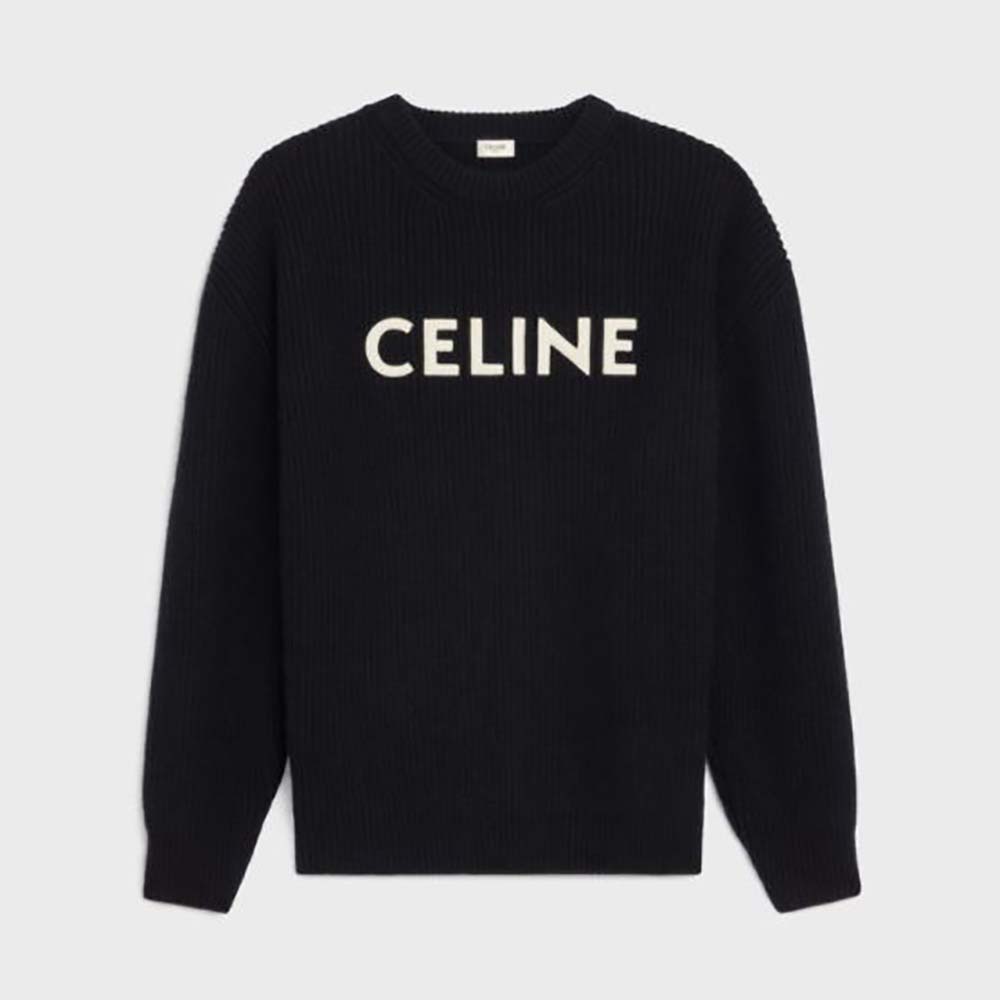 Celine Men Oversized Celine Sweater in Wool - image 1