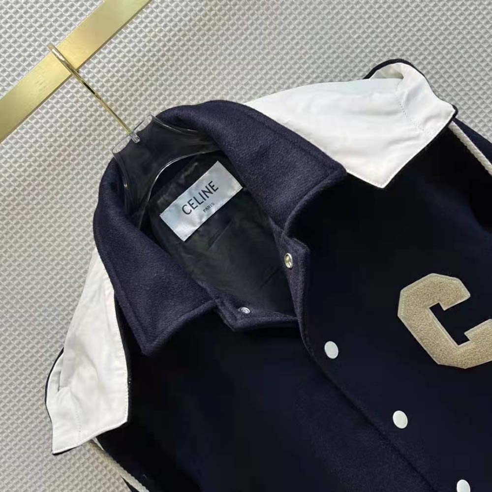 Celine Women Double-Faced Cashmere Teddy Jacket - image 5