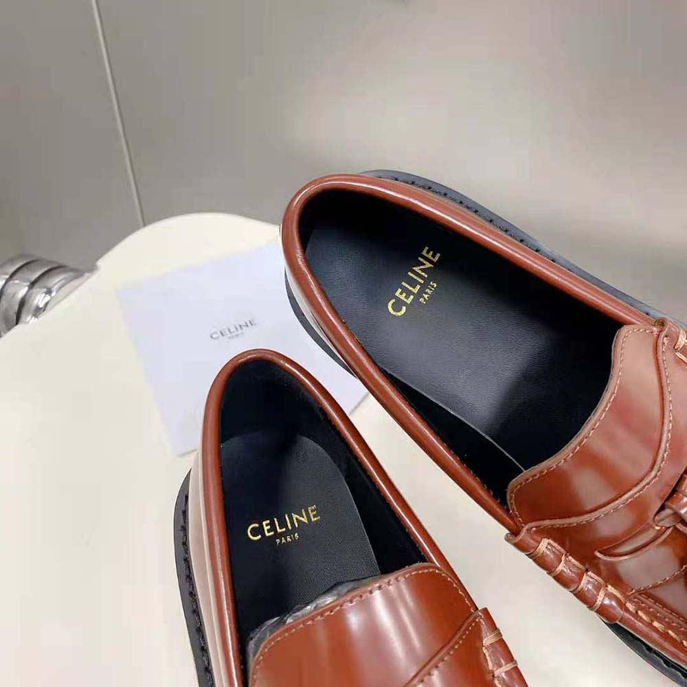 Celine Women Margaret Loafer with Tassels in Polished Bull - image 9